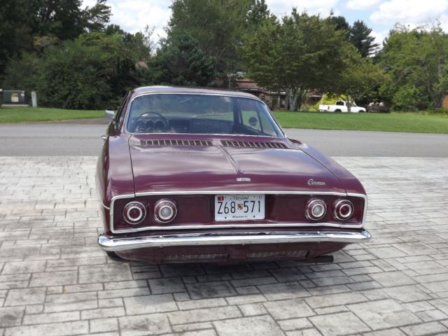 1965 Burgundy Chevrolet Corvair Coupe