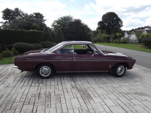 1965 Burgundy Chevrolet Corvair Coupe