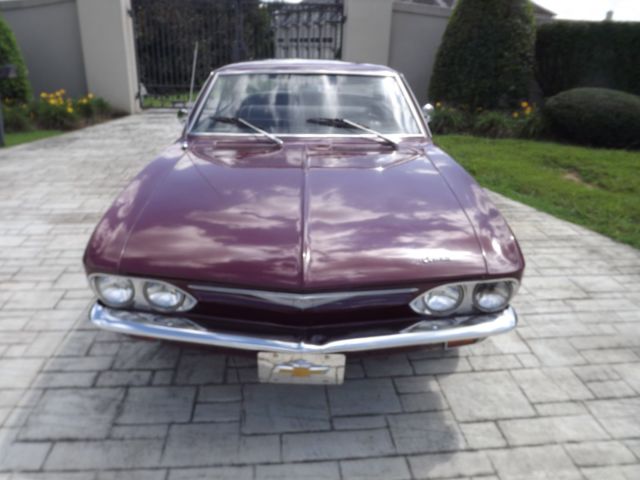 1965 Burgundy Chevrolet Corvair Coupe