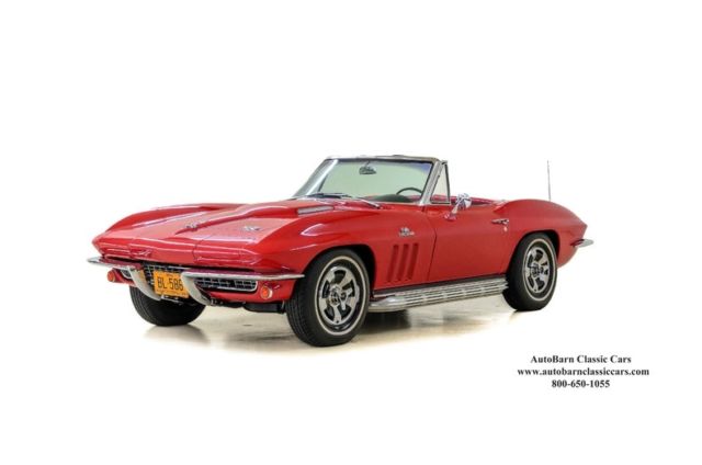 1966 Red Chevrolet Corvette Roadster