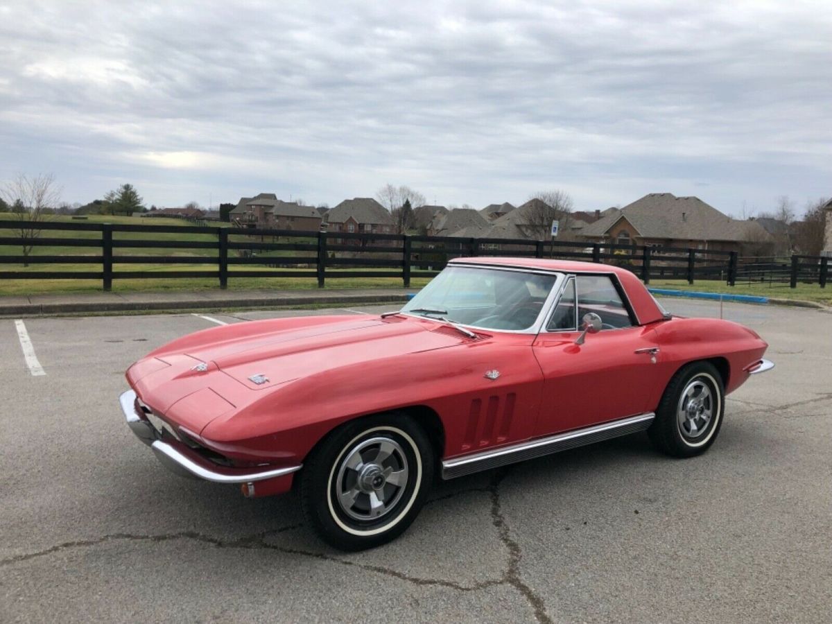 1966 Red Chevrolet Corvette