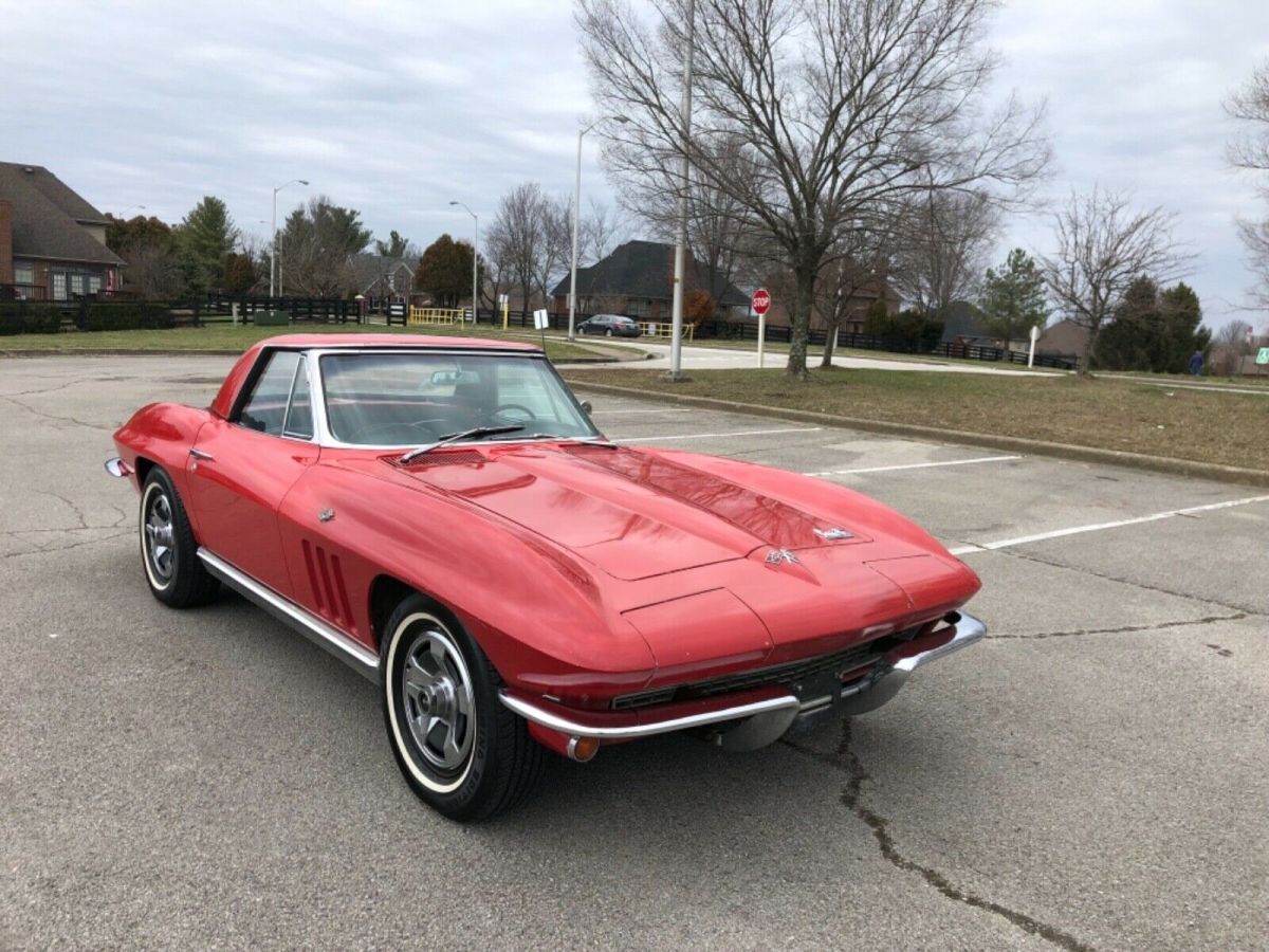 1966 Red Chevrolet Corvette
