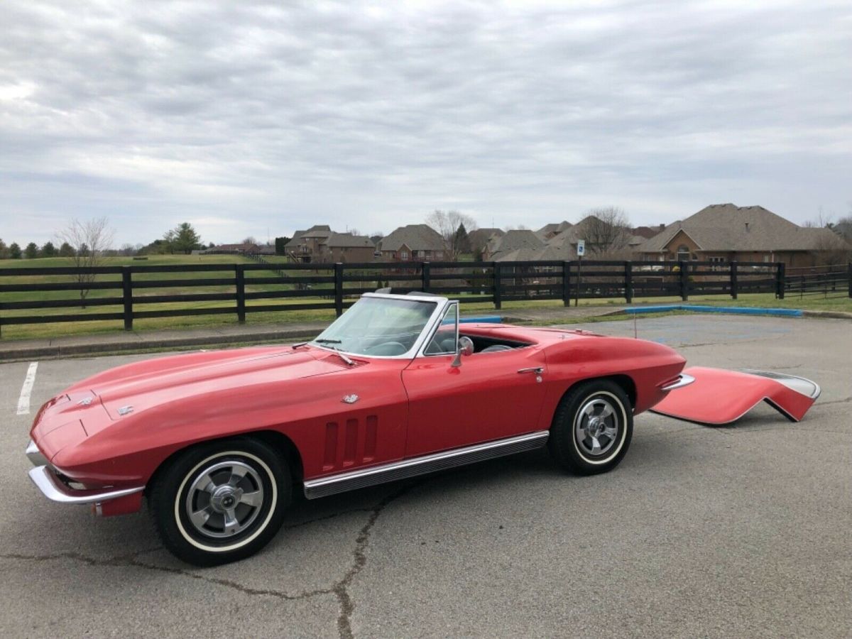 1966 Red Chevrolet Corvette