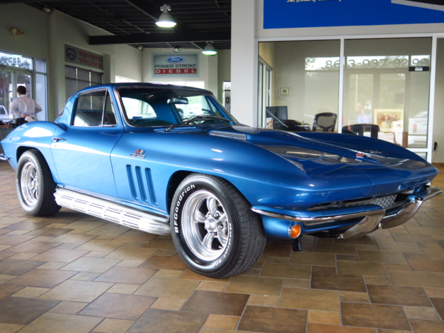 1966 Blue Chevrolet Corvette Coupe