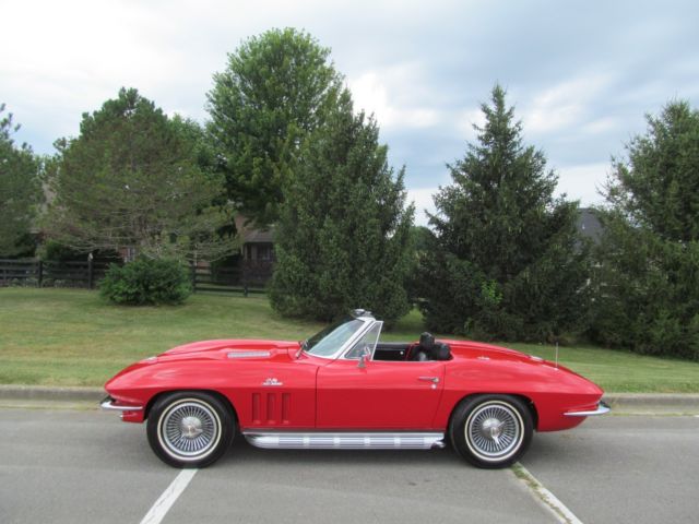 1966 RALLEY RED Chevrolet Corvette Convertible