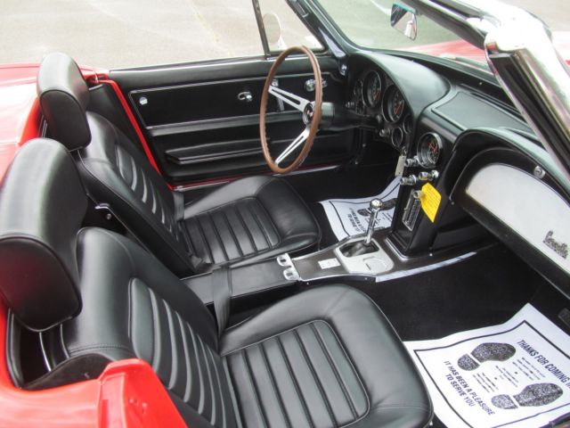 1966 RALLEY RED Chevrolet Corvette Convertible