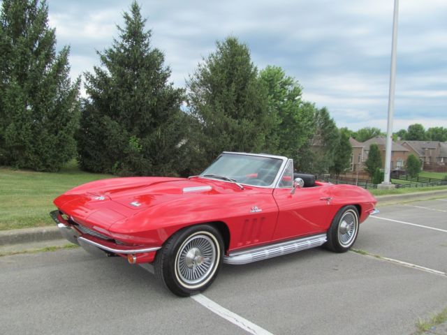 1966 RALLEY RED Chevrolet Corvette Convertible