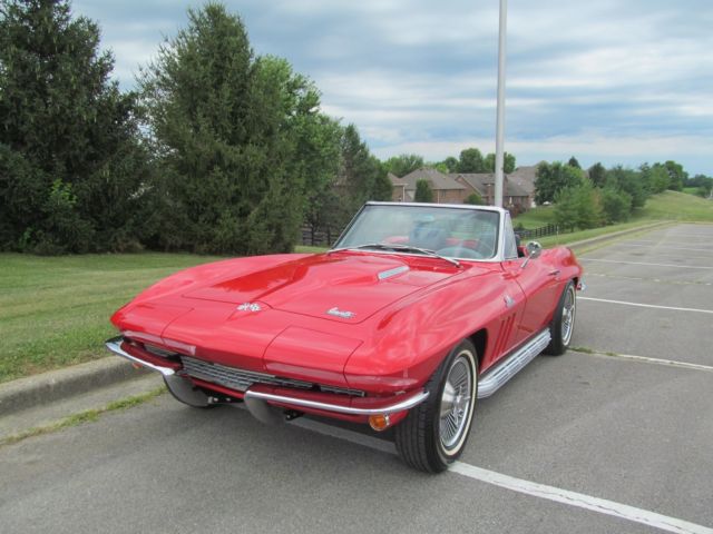 1966 RALLEY RED Chevrolet Corvette Convertible