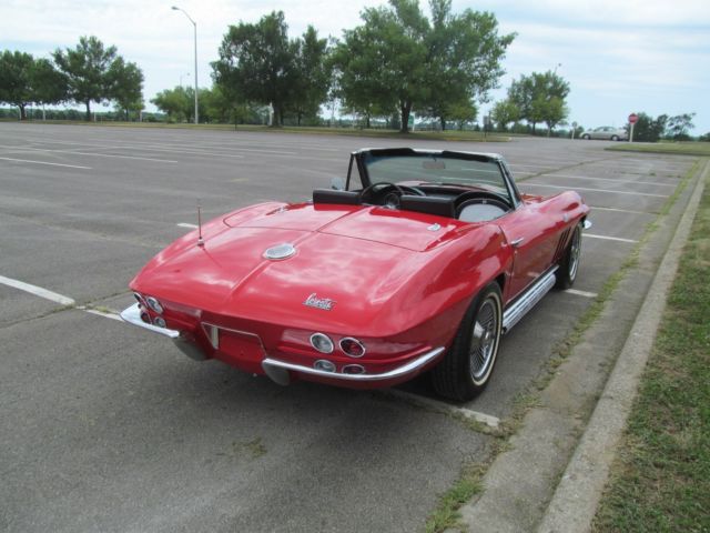 1966 RALLEY RED Chevrolet Corvette Convertible
