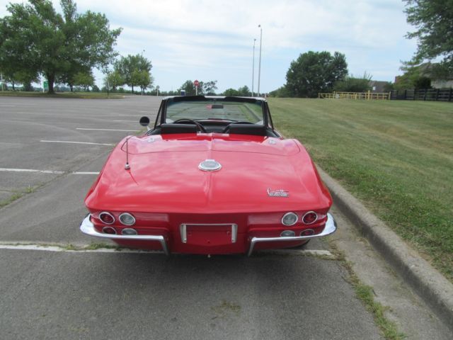 1966 RALLEY RED Chevrolet Corvette Convertible