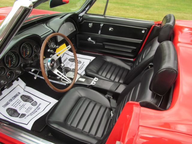 1966 RALLEY RED Chevrolet Corvette Convertible