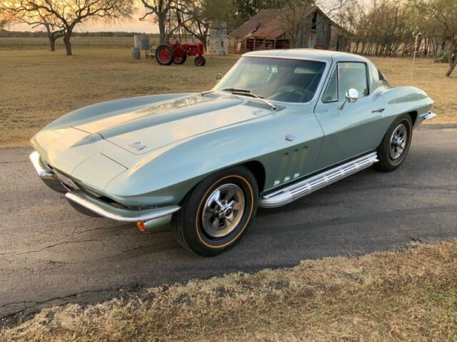 1966 Green Chevrolet Corvette Coupe