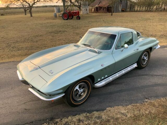 1966 Green Chevrolet Corvette Coupe
