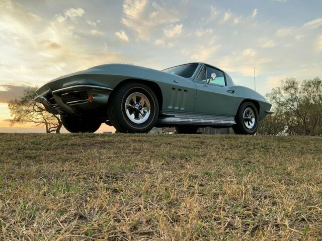 1966 Green Chevrolet Corvette Coupe