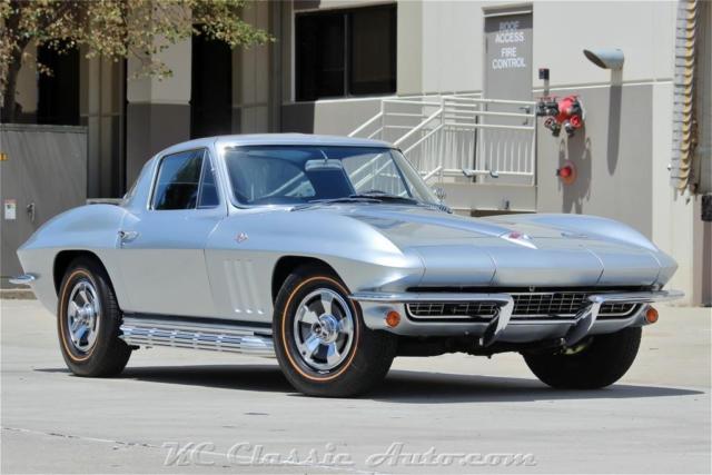 1966 Silver Chevrolet Corvette Coupe