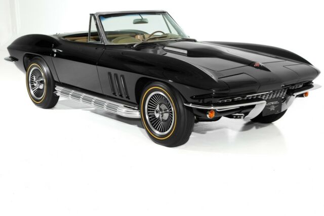 1966 Black Chevrolet Corvette Convertible