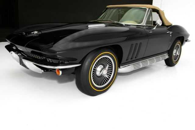1966 Black Chevrolet Corvette Convertible