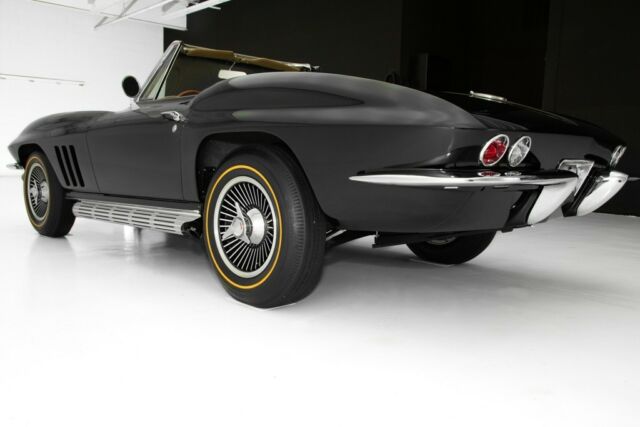 1966 Black Chevrolet Corvette Convertible