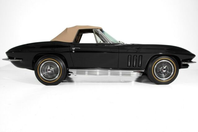 1966 Black Chevrolet Corvette Convertible