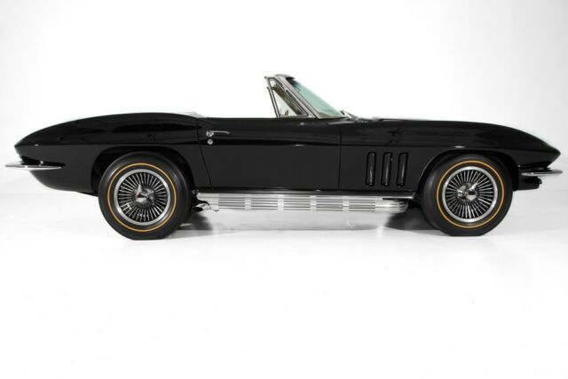1966 Black Chevrolet Corvette Convertible