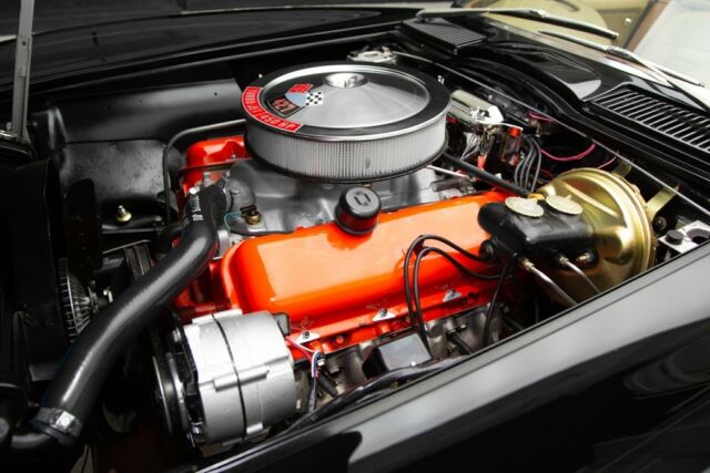 1966 Black Chevrolet Corvette Convertible