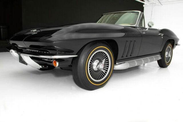 1966 Black Chevrolet Corvette Convertible