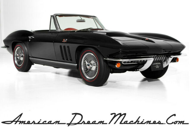 1966 Black Chevrolet Corvette Convertible