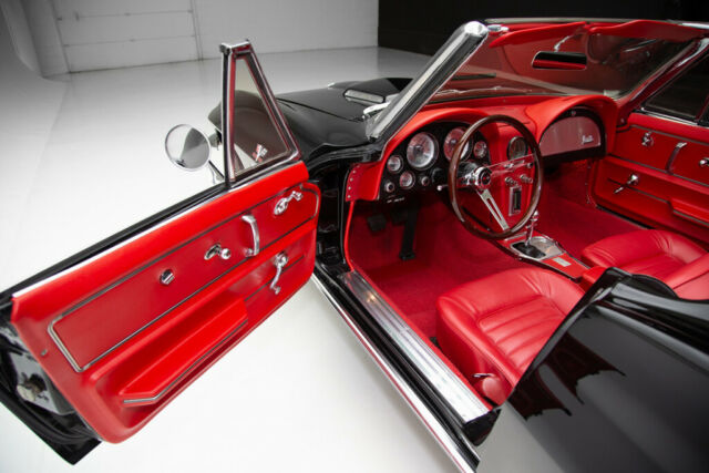 1966 Black Chevrolet Corvette Convertible