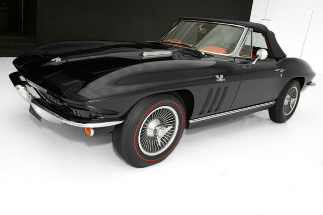 1966 Black Chevrolet Corvette Convertible