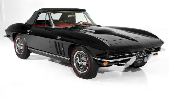 1966 Black Chevrolet Corvette Convertible