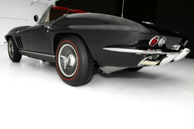 1966 Black Chevrolet Corvette Convertible