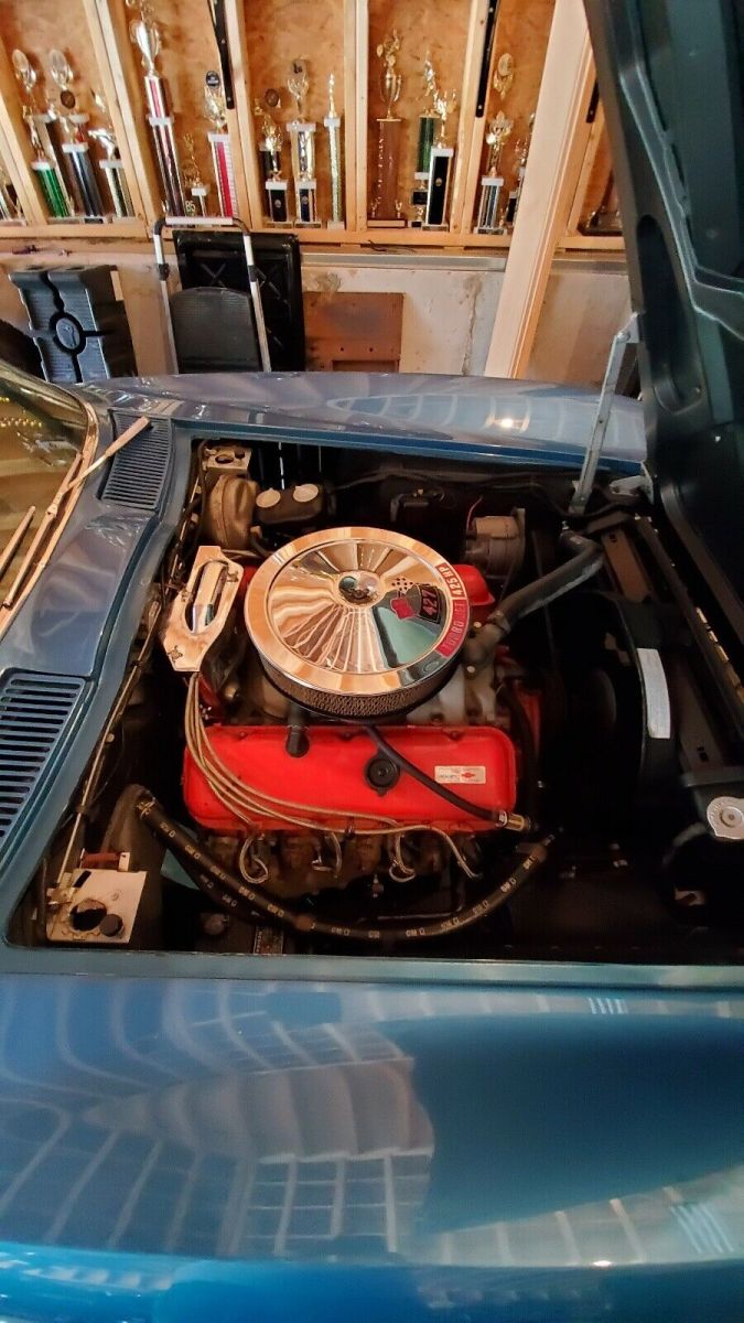 1966 Blue Chevrolet Corvette