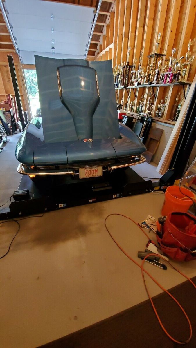 1966 Blue Chevrolet Corvette