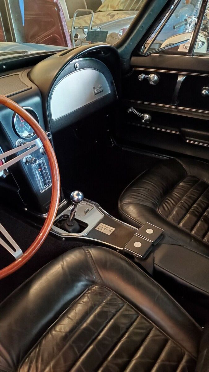 1966 Blue Chevrolet Corvette