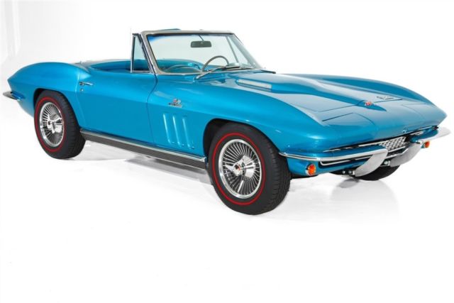 1966 Blue Chevrolet Corvette Convertible