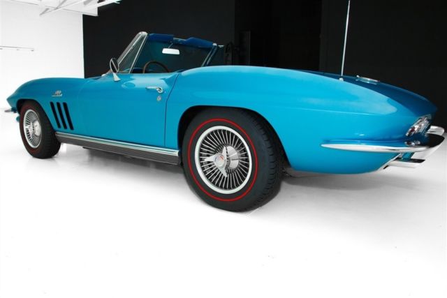 1966 Blue Chevrolet Corvette Convertible