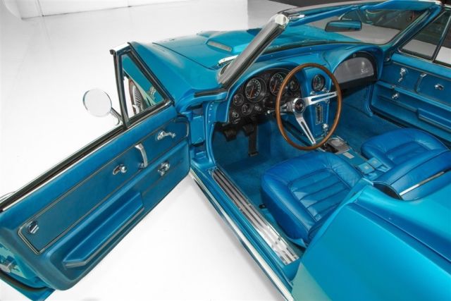 1966 Blue Chevrolet Corvette Convertible