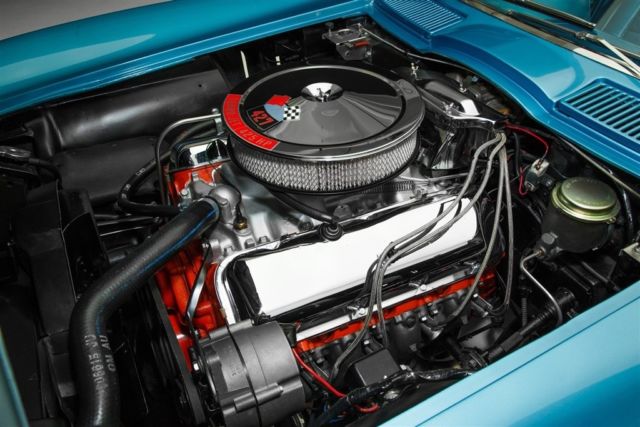 1966 Blue Chevrolet Corvette Convertible