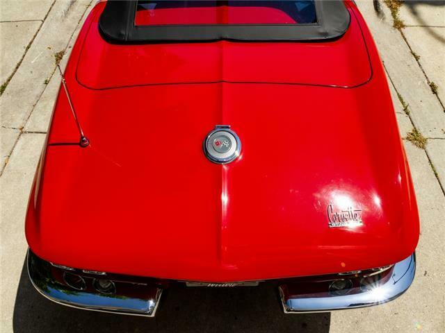 1966 Red Chevrolet Corvette --