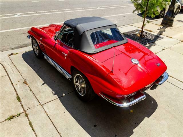 1966 Red Chevrolet Corvette --