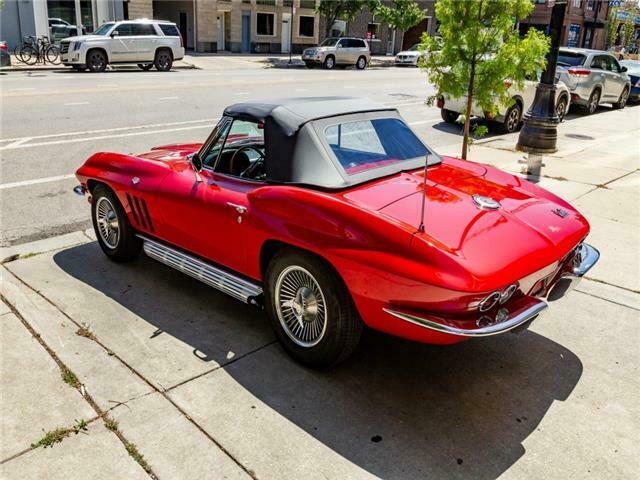 1966 Red Chevrolet Corvette --