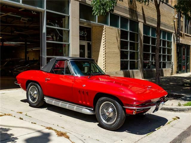 1966 Red Chevrolet Corvette --