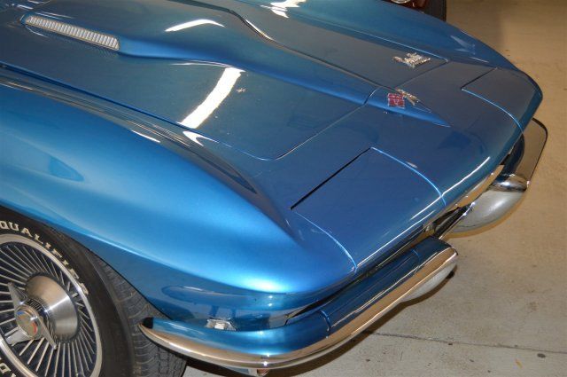 1966 Blue Chevrolet Corvette --