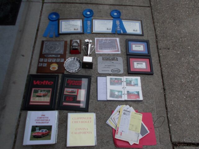 1966 Red Chevrolet Corvette Convertible