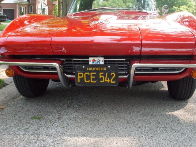 1966 Red Chevrolet Corvette Convertible
