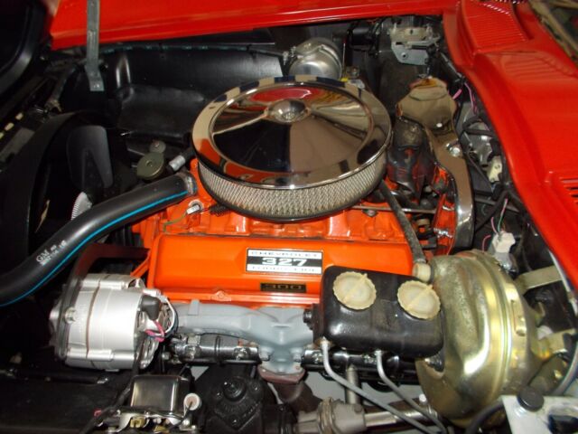 1966 Red Chevrolet Corvette Convertible