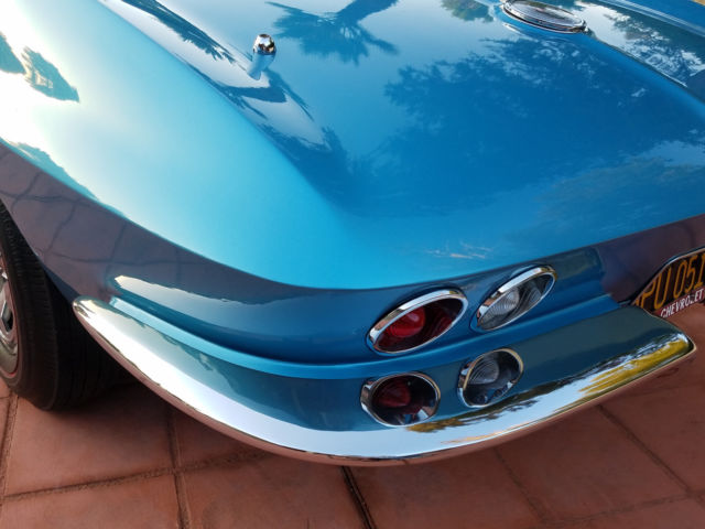 1966 Blue Chevrolet Corvette Convertible