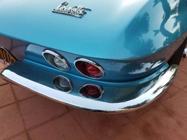 1966 Blue Chevrolet Corvette Convertible