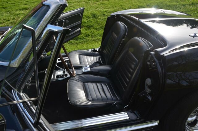 1966 Black Chevrolet Corvette Convertible