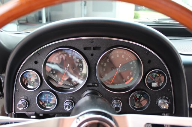 1966 Black Chevrolet Corvette Convertible